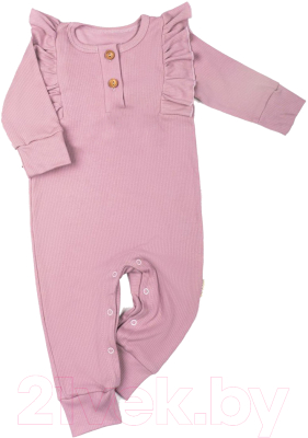Комбинезон для малышей Amarobaby Fashion / AB-OD21-FS52/06-68 (розовый, р. 68)