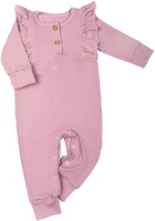 Комбинезон для малышей Amarobaby Fashion / AB-OD21-FS52/06-74 (розовый, р. 74) - 