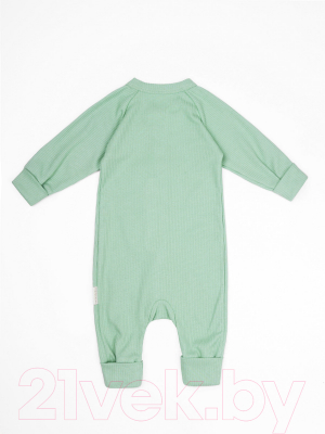 Комбинезон для малышей Amarobaby Fashion / AB-OD21-FS5/13-56 (зеленый, р. 56)