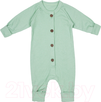 Комбинезон для малышей Amarobaby Fashion / AB-OD21-FS5/13-62 (зеленый, р. 62)