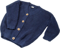 Кардиган детский Amarobaby Knit / AB-OD21-KNIT19/20-122 (синий, р.122) - 