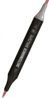 Маркер перманентный Sketchmarker Brush Двусторонний O14 / SMB-O14 (пастельный розовый) - 