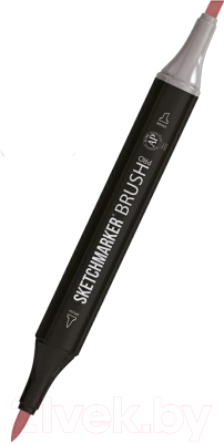 Маркер перманентный Sketchmarker Brush Двусторонний O14 / SMB-O14 (пастельный розовый)