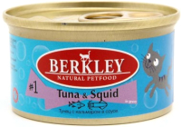 

Влажный корм для кошек Berkley, Local №1 с тунцом и кальмаром / 75601
