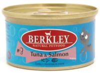 

Влажный корм для кошек Berkley, Local №3 с тунцом и лососем / 75603