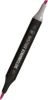 Маркер перманентный Sketchmarker Brush Двусторонний R21 / SMB-R21 (глубокий пурпурный) - 