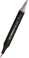 Маркер перманентный Sketchmarker Brush Двусторонний R64 / SMB-R64 (поросячий розовый) - 