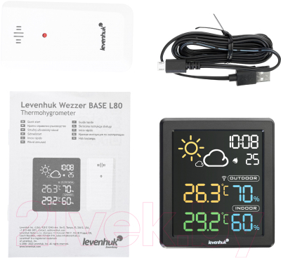 Термогигрометр Levenhuk Wezzer Base L80 78890