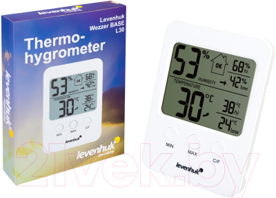 Термогигрометр Levenhuk Wezzer Base L30 78886 (белый)