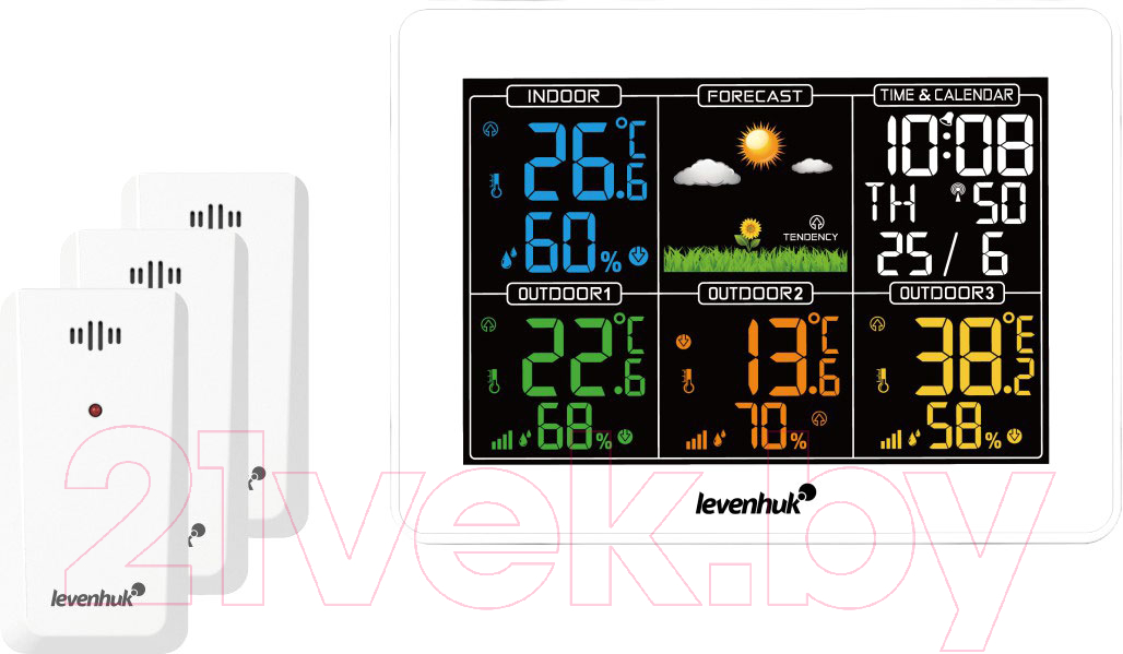 Метеостанция цифровая Levenhuk Wezzer Plus LP60 / 78896