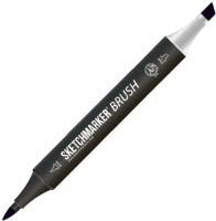 Маркер перманентный Sketchmarker Brush Двусторонний VB / SMB-VB (фиолетовый/черный) - 