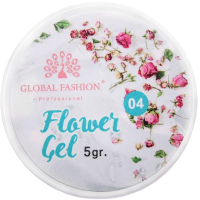 Моделирующий гель для ногтей Global Fashion Flower Gel 04 (5г) - 