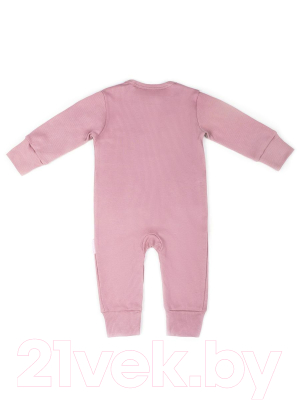 Комбинезон для малышей Amarobaby Fashion / AB-OD21-FS501/06-62 (розовый, р. 62)