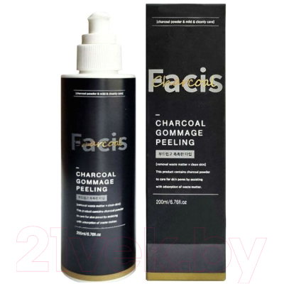 Пилинг для лица Facis Charcoal Gommage Peelin (200мл)