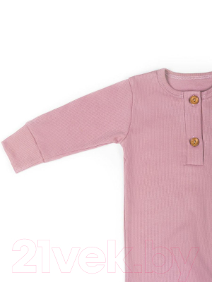 Комбинезон для малышей Amarobaby Fashion / AB-OD21-FS501/06-80 (розовый, р. 80)