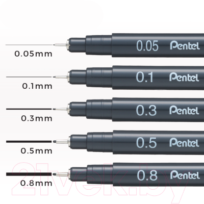 Изображение товара Ручка капиллярная Pentel Pointliner / S20P-05A
