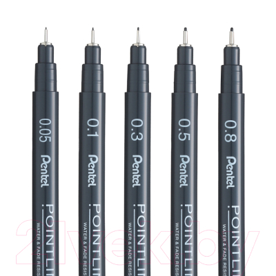 Изображение товара Ручка капиллярная Pentel Pointliner / S20P-1A