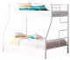 Двухъярусная кровать Формула мебели Гранада-3 140 / Г.3.1.140 (белый) - 
