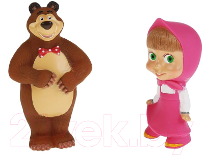 Изображение товара Набор игрушек для ванной Капитошка Маша и Медведь / 117R-PVC