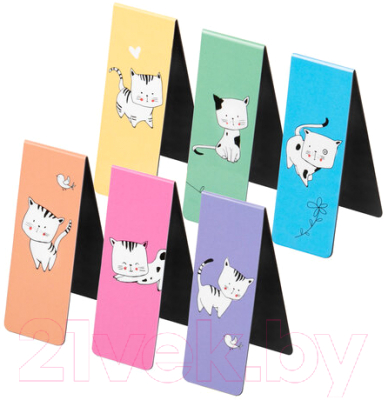 Набор закладок Brauberg Cats / 113159 (6шт)