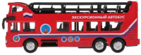 Автобус игрушечный Технопарк Двухэтажный / SB-16-21 - 
