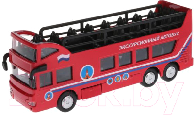 Автобус игрушечный Технопарк Двухэтажный / SB-16-21