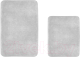 Набор ковриков для ванной и туалета Home One С эффектом памяти / 372208 (51x81/43x61, светло-серый) - 
