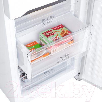 Холодильник с морозильником Maunfeld MFF 195NFW10