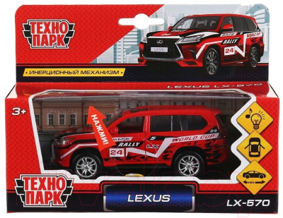 Автомобиль игрушечный Технопарк Lexus LX 570 Спорт / LX570-S-SL