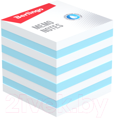 Блок для записей Berlingo Standard / ZP7615 (белый/голубой)