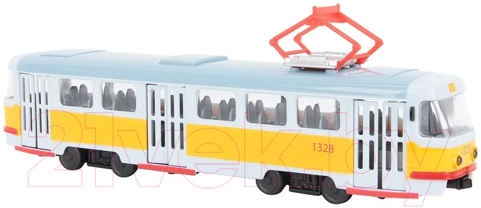 Трамвай игрушечный Технопарк X600-H36002-R