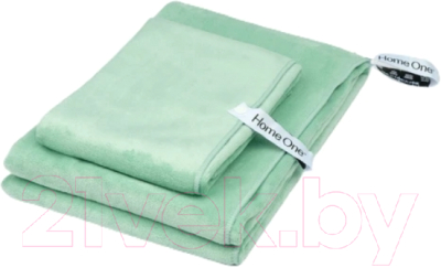 Набор полотенец Home One Микрофибра / 382705 (зеленый)