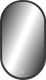 Зеркало Континент Prime Black Led 45x80 (МДФ рама, бесконтактный сенсор) - 