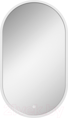 Зеркало Континент Prime White Led 45x80 (МДФ рама, бесконтактный сенсор)