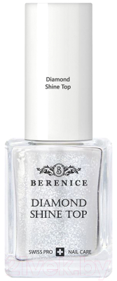 Топовое покрытие для лака Berenice Для сохранения цвета и придания блеска ногтям Diamond Shine Top (15мл)