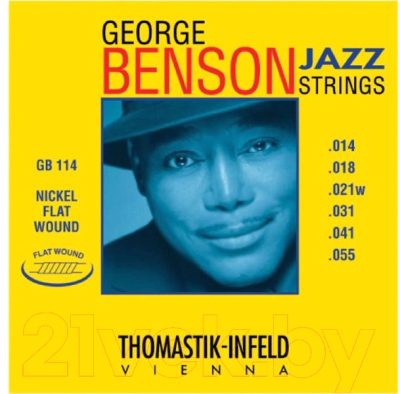 Струны для электрогитары Thomastik George Benson Jazz GB114