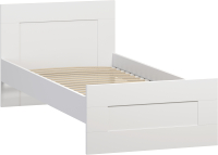 Односпальная кровать Mio Tesoro Сириус 80x200 2.02.04.160.1 (белый) - 