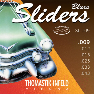 Струны для электрогитары Thomastik SL109 Blues Sliders