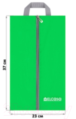 Набор органайзеров для чемодана El Casa 490328 (4шт, зеленый, розовый, синий, голубой)
