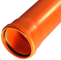 

Труба наружной канализации Armakan, SN8 110x3.2x1000 / RZS-110-032-100