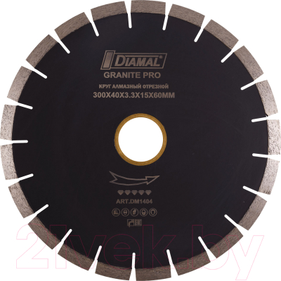 Отрезной диск алмазный Diamal DM1404