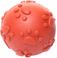 Игрушка для животных Duvo Plus Мяч с лапками / 10465 (красный) - 