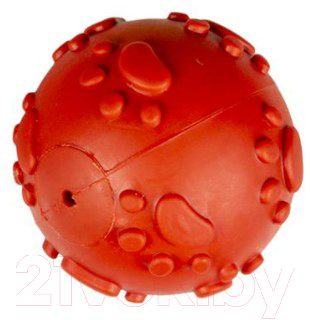 Игрушка для животных Duvo Plus Мяч с лапками / 10465 (красный)