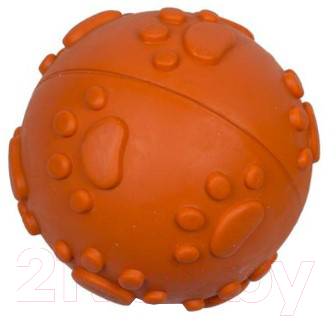 Игрушка для животных Duvo Plus Мяч с лапками / 10465 (оранжевый)