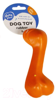 Игрушка для собак Duvo Plus Кость Бейли / 10458 (оранжевый)