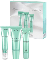 Набор косметики для лица Limoni Hyaluronic Ultra Moisture Care Set Cream+Eye Cream+Ampoule (25мл+15мл+15мл) - 