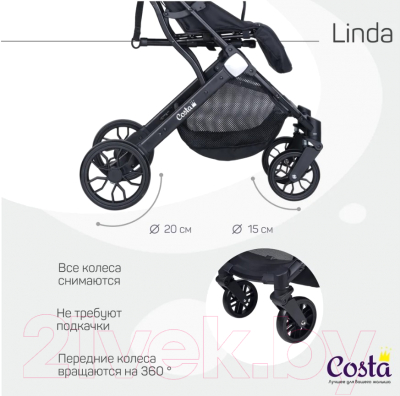 Детская прогулочная коляска Costa Linda (Night Sky)