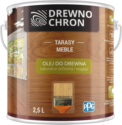 Масло для древесины Drewnochron 2.5л (тик)