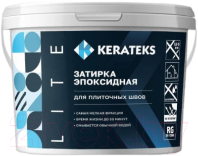 Фуга Kerateks Lite С52 (2.5кг, серебристо-серый)