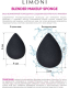 Миниатюра изображения товара Спонж для макияжа Limoni Blender Makeup Sponge / 23359 (черный )